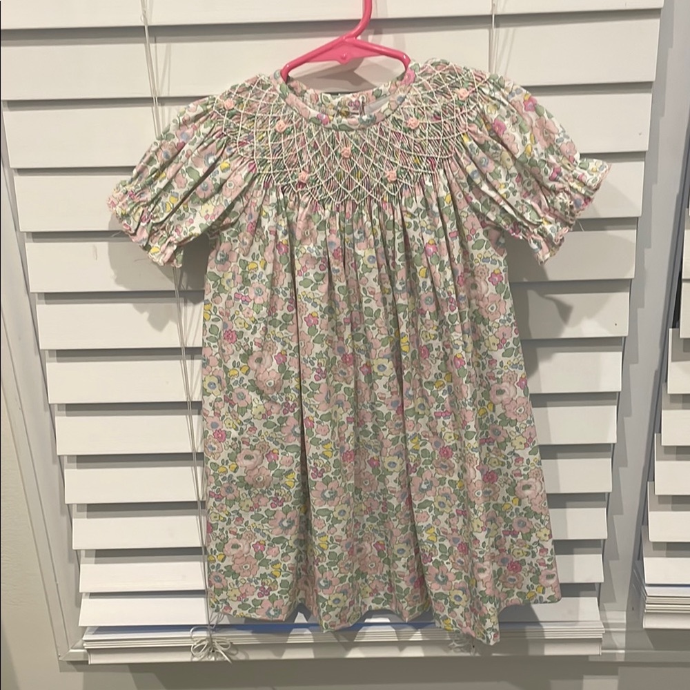 Floral Smocked Baby Dress